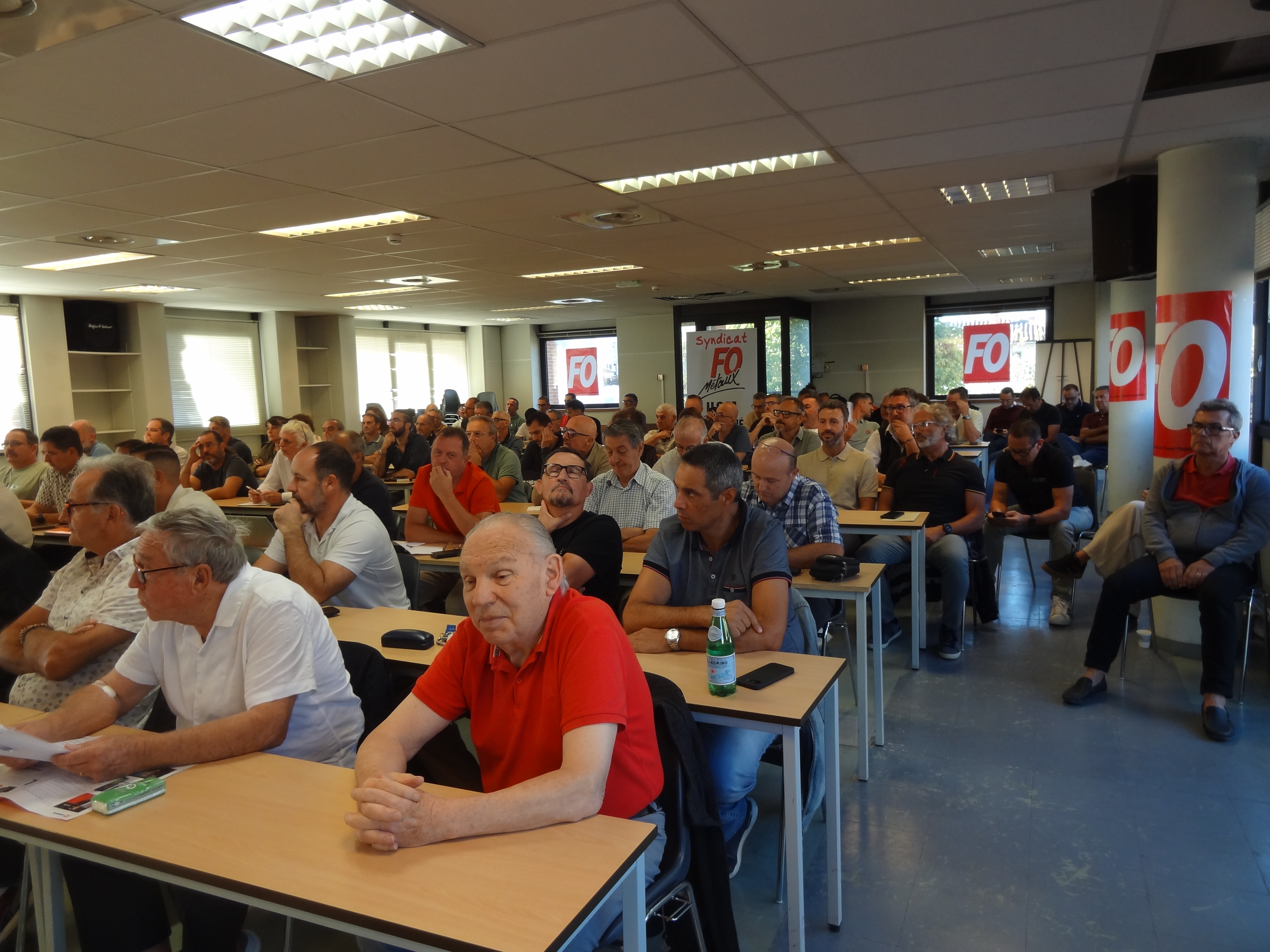 Vue de la salle lors de l'assemblée générale de l'USM Midi-Pyrénées